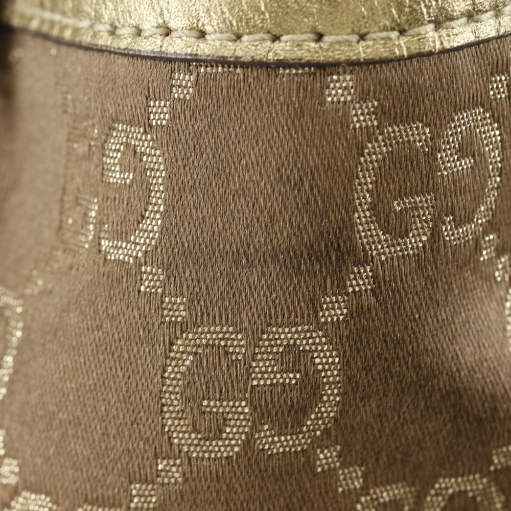 GUCCI Authentic Gold Canvas Tote Bag - Picture 11 of 16